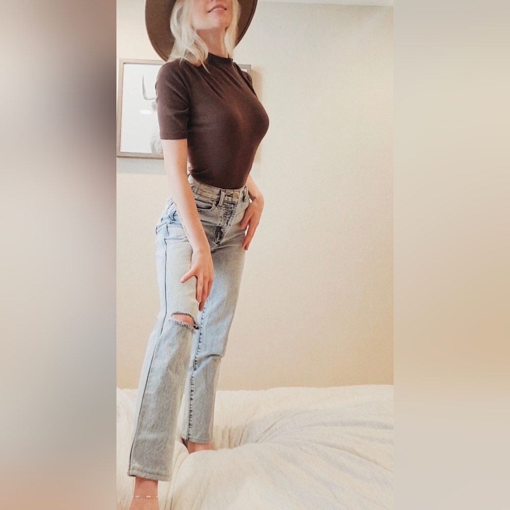Ribbed fitted t-shirt